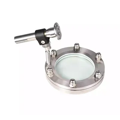 Vidro de mira com lâmpada