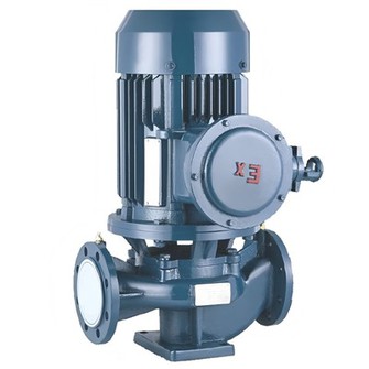 Bomba centrífuga vertical em linha